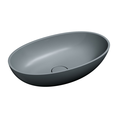 Lavoare pe blat - Omnires Shell M+ lavoar 60x35 cm ovale de blat SHELLUNAG