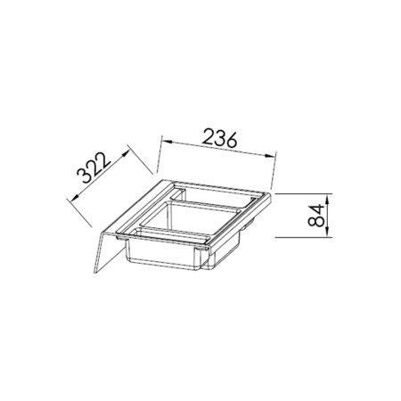 Mobilier Baie - Organizator pentru sertarul de jos, Kolpasan