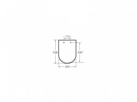 Pachet complet WC Debba Round suspendat Rimless ROCA [6]