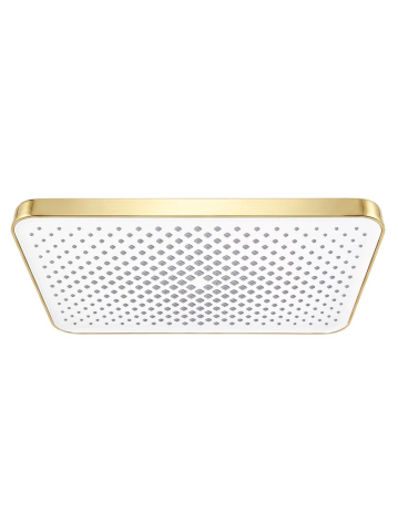 Brate si palarii dus - Palarie dus dreptunghiulara Rea JS-032 auriu 380x210mm ABS sistem Anti-Calc