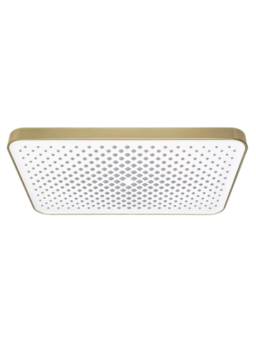 Brate si palarii dus - Palarie de dus dreptunghiulara Rea JS-032 auriu periat 380x210 mm ABS
