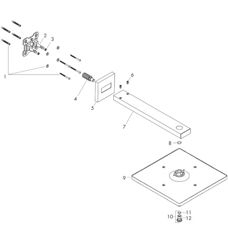 Palarie de dus Hansgrohe, Raindance E, crom [3]