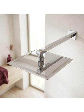Pălărie de duș pătrată REA JS-P015 300x300mm crom inox [2]
