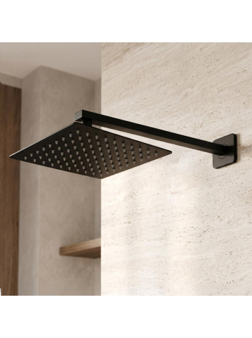 Palarie de dus patrata REA JS-P015B 25 cm negru [2]
