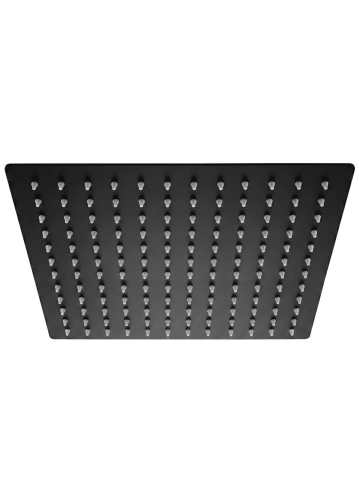 Sisteme de dus - Palarie de dus patrata Rea JS-P015B negru 300x300mm inox