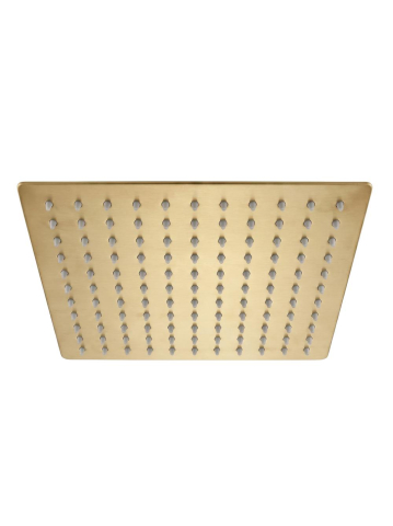 Brate si palarii dus - Palarie dus patrata Rea JS-P015BG 25cm auriu periat inox