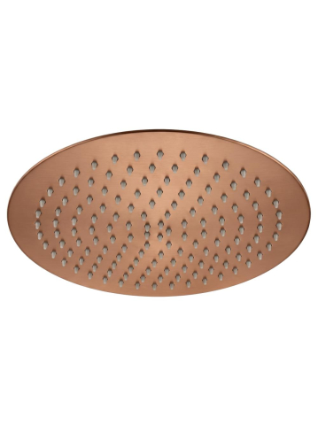 Brate si palarii dus - Cap de dus rotund Rea JS-P014BRG 300mm cupru periat inox anti-calc