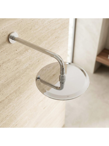 Cap de dus rotund Rea JS-P014 crom 250mm inox sistem Anti-Calc [4]