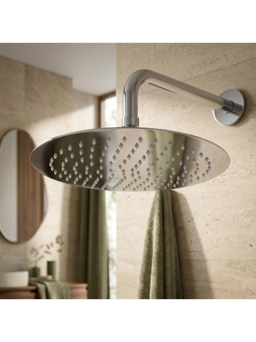 Cap de dus rotund REA JS-P014 crom 300mm inox Anti-Calc articulatie sferica [1]
