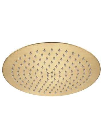 Brate si palarii dus - Cap de dus rotund REA JS-P014BG 30cm auriu periat inox