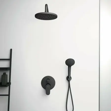 Palarie dus Ideal Standard IdealRain negru mat 200 mm [3]