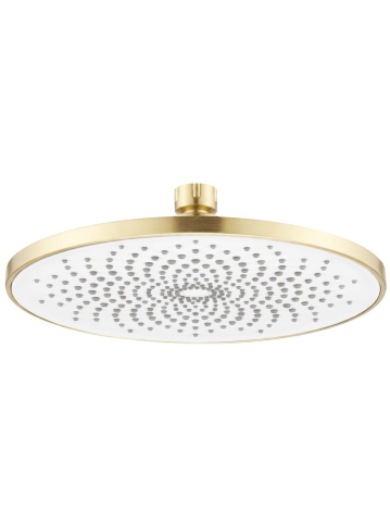 Brate si palarii dus - Cap de dus rotund Rea JS-021 auriu periat 225mm ABS