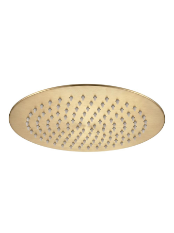 Brate si palarii dus - Cap de dus rotund REA JS-P014BG 250mm auriu periat inox