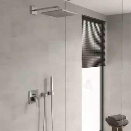 Palarie si brat de dus Grohe Rainshower Mono Cube 310 crom lucios 1 functie [1]