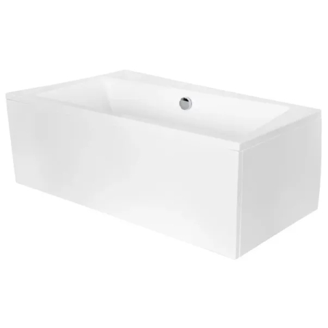 Cazi baie - Panou frontal cada asimetrica Besco Infinity 150 cm stanga-dreapta