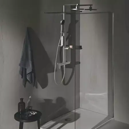 Para de dus din aluminiu Ideal Standard Alu+ argintiu mat cu 2 tipuri de jet [2]