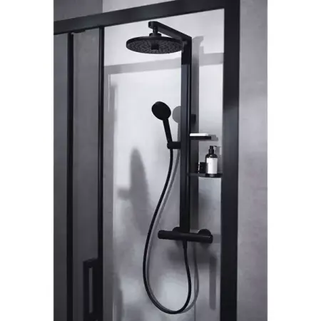 Para de dus din aluminiu Ideal Standard Alu+ negru mat cu 2 tipuri de jet [3]