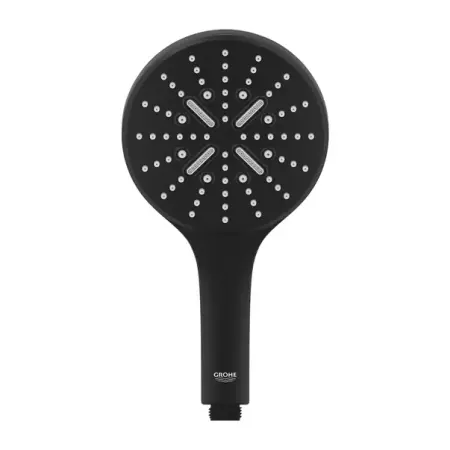 Para de dus Grohe Rainshower 130 SmartActive negru mat 3 tipuri de jet [1]