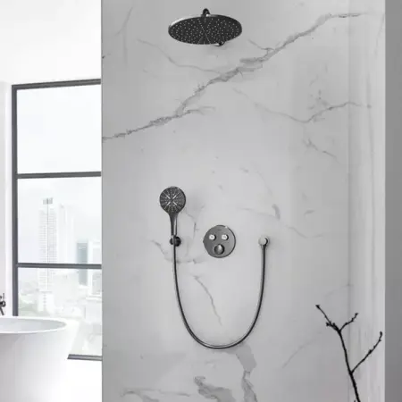 Para de dus Grohe Rainshower SmartActive 3 functii antracit periat Hard Graphite [2]