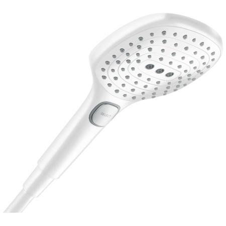 Sisteme de dus - Para de dus, Hansgrohe, Raindance Select E 120, 3 jeturi, alb mat