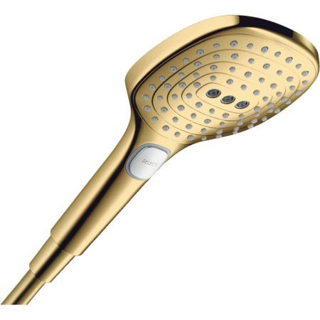 Sisteme de dus - Para de dus, Hansgrohe, Raindance Select E 120, 3 jeturi, auriu lucios