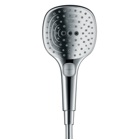 Sisteme de dus - Para de dus Hansgrohe, Raindance Select E 120, cu 3 jeturi, crom