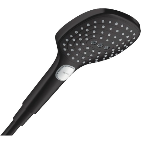 Sisteme de dus - Para de dus, Hansgrohe, Raindance Select E 120 cu 3 jeturi, Negru mat
