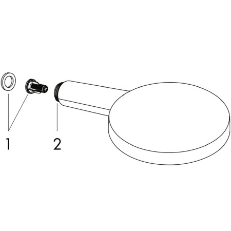 Para de dus, Hansgrohe, Raindance Select S 120, 3 jeturi, auriu lucios [2]