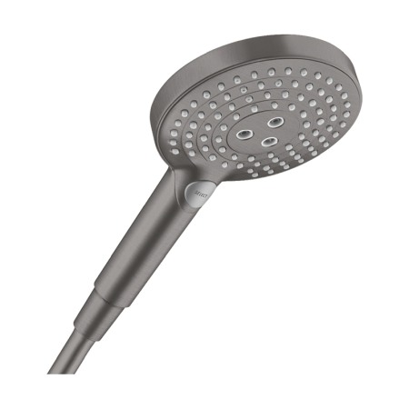 Sisteme de dus - Pară de duș, Hansgrohe, Raindance Select S 120, cu 3 jeturi, negru cromat periat