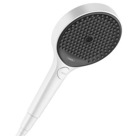 Sisteme de dus - Para de dus, Hansgrohe, Rainfinity 130 3 jeturi, Alb mat