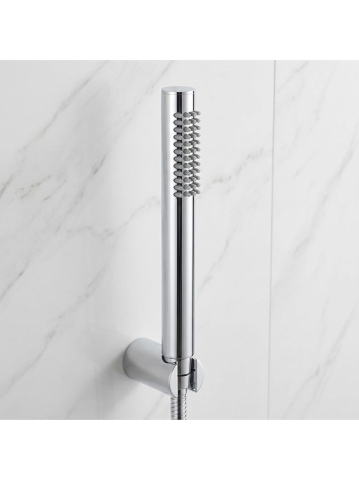 Para de dus Rea JS-018 crom ABS cilindric minimalist 212mm [3]