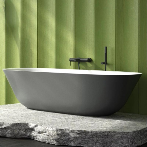 Pară de duș Villeroy&Boch, Verve, 1 jet, tip baton, negru mat [2]