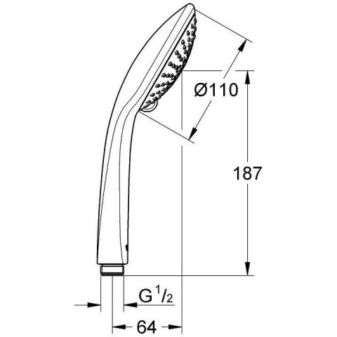 Para dus Grohe Euphoria 110 Champagne [1]