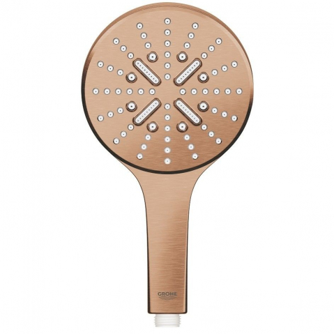 Para dus Grohe Rainshower Eco SmartActive 130 3 jeturi, cupru mat (brushed warm sunset) [1]