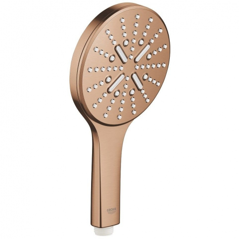 Sisteme de dus - Para dus Grohe Rainshower Eco SmartActive 130 3 jeturi, cupru mat (brushed warm sunset)