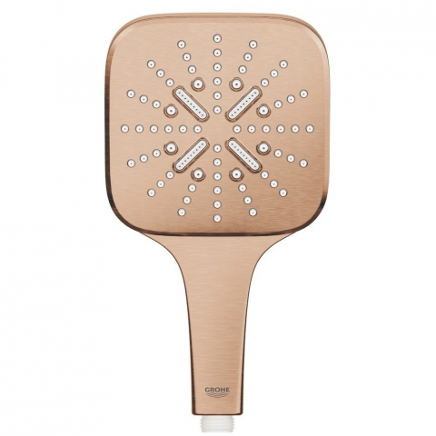 Para dus Grohe Rainshower Eco SmartActive 130 Cube 3 jeturi, cupru mat (brushed warm sunset) [1]