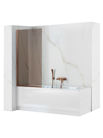 Paravane de cada - Paravan de baie Rea Elegant cupru periat 80