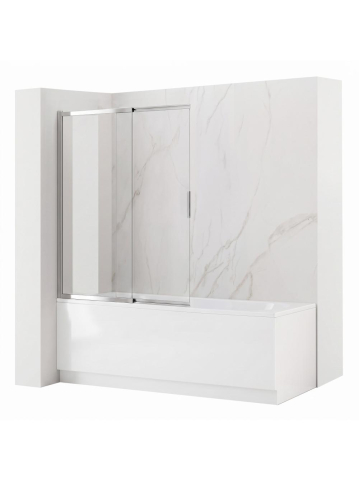 Cazi baie - Paravan cada culisant Rea Dario negru 1200x1400 mm sticla securizata 6 mm