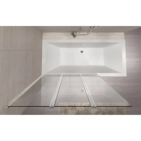 Paravan de cada pliabil Rea Agat-3 crom 120x140 cm mobil [2]