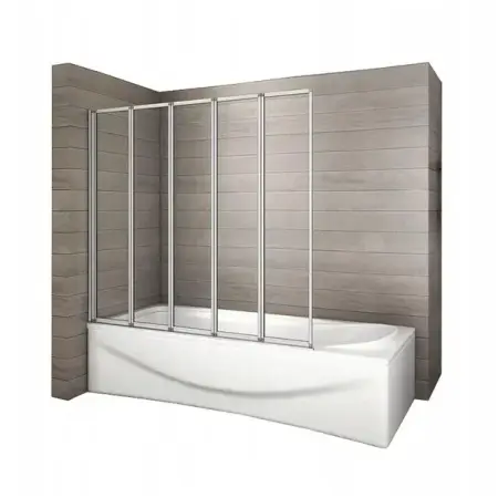 Paravane de cada - Paravan de cada pliabil Rea Idea crom 120x140 cm mobil