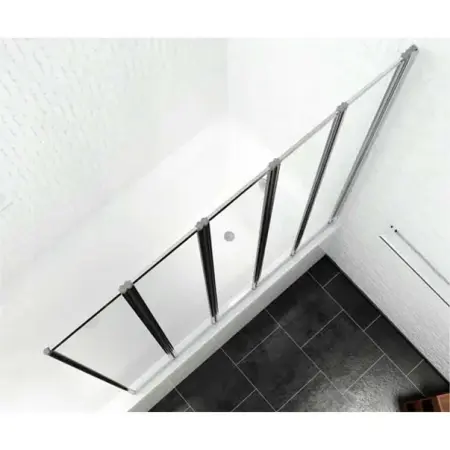 Paravan de cada pliabil Rea Idea crom 120x140 cm mobil [11]
