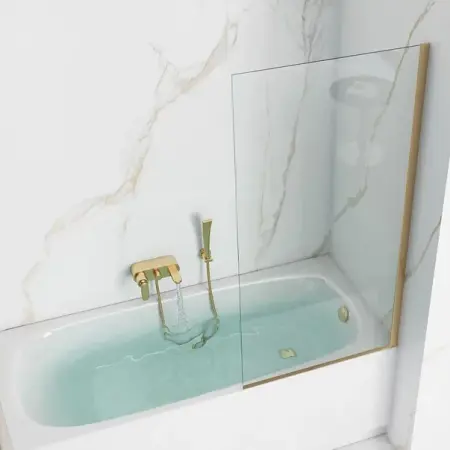 Paravan de cada Rea Elegant auriu 70x140 cm [3]
