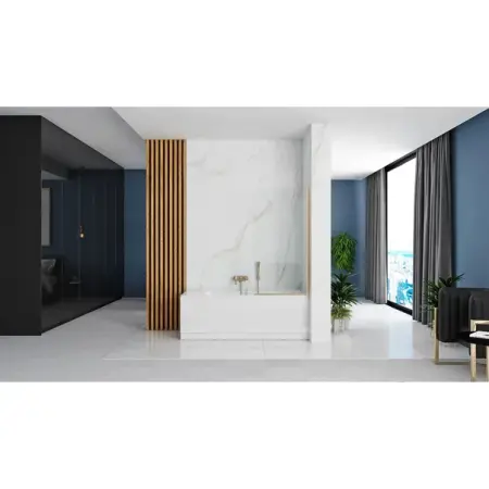 Paravan de cada Rea Elegant auriu 80x140 cm [4]