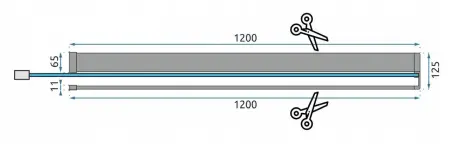 Paravan de dus Aero Auriu Periat Walk In + EVO N 120cm, Rea [3]