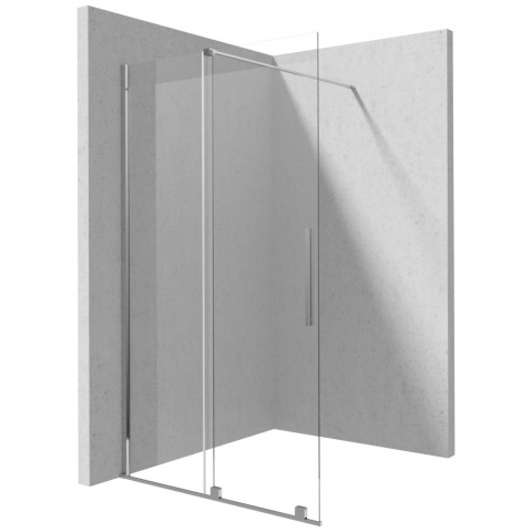 Cabine dus - Paravan de dus Deante Jasmin crom 100x195 cm