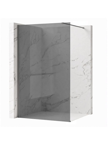 Paravan de dus - Paravan de dus fumuriu Rea Flexi Grey 130 cm Titan