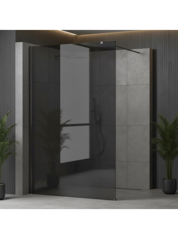 Paravan de dus fumuriu Rea Flexi Grey 140 cm Titan [4]