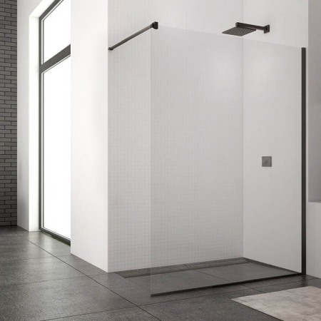 Paravan de dus SanSwiss, Easy, 140 x 200 cm, profilul negru mat [6]