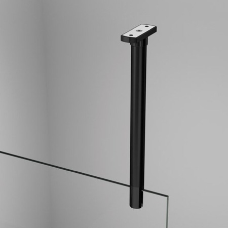 Paravan de dus SanSwiss, Easy, 80 x 200 cm, profil negru mat [3]