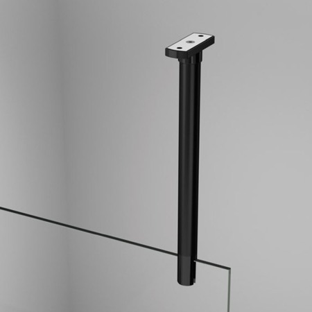 Paravan de dus SanSwiss, Easy, 90 x 200 cm, profil negru mat [5]